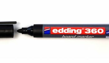 Edding 360 Whiteboard Markers Bullet Tip Black Pack 10 4 360001 Fusion Office