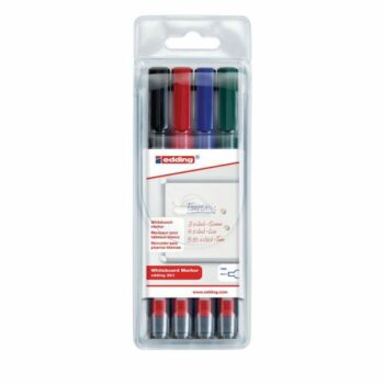Edding 361 Whiteboard Markers Bullet Tip Assorted Pack 4 4 361 4 Fusion Office