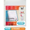 Elba Expandable Punched Pockets A4 With Flap 180mic Pack 10 100080754 Fusion Office