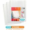 Elba Multi Punched Expanding Pockets A4 120mic Top Opening Pack 10 100080753 Fusion Office