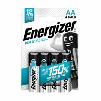 Energizer Max Plus Aa Alkaline Batteries Pack 4 E301323602 Fusion Office