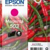 Epson Chillies 503 Magenta Inkjet Cartridge C13t09q34010 Fusion Office