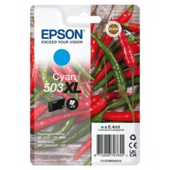 Epson Chillies 503xl Cyan Inkjet Cartridge C13t09r24010 Fusion Office