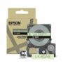 Epson Lk 4gas Gray On Soft Green Tape Cartridge 12mm C53s672105 Fusion Office