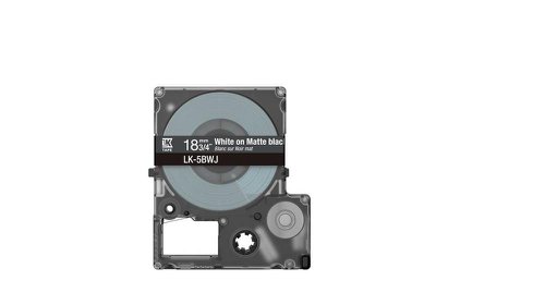 Epson Lk 5bwj White On Matte Black Tape Cartridge 18mm C53s672083 Fusion Office