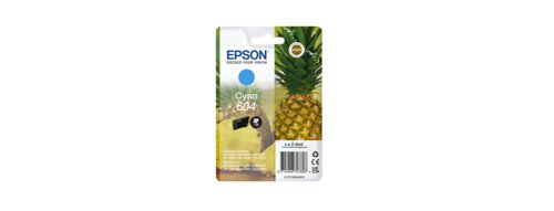 Epson Pineapple 604 Cyan Inkjet Cartridge C13t10g24010 Fusion Office