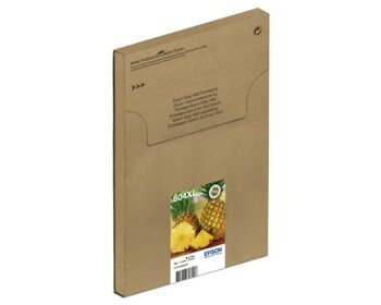 Epson Pineapple 604xl 4 Colour Multipack Easymail Inkjet Cartridges C13t10h64510 Fusion Office