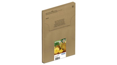 Epson Pineapple 604xl 4 Colour Multipack Easymail Inkjet Cartridges C13t10h64510 Fusion Office