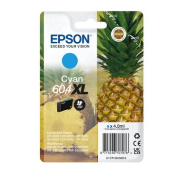 Epson Pineapple 604xl Cyan Inkjet Cartridge C13t10h24010 Fusion Office