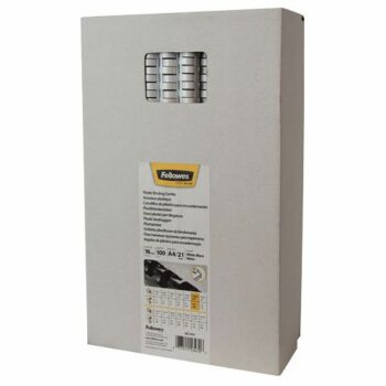 Fellowes 16mm Binding Combs White Pack 100 5347005 Fusion Office