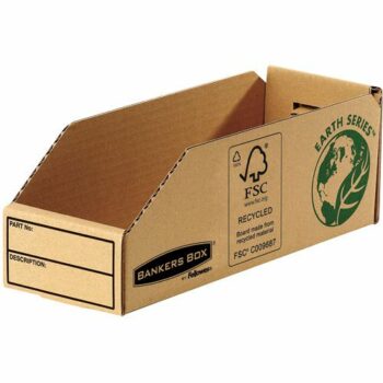Fellowes Earth Parts Bins 98mm Wide 280mm Deep 735301 - Pack 50