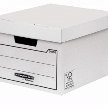 Fellowes General Storage And Archive Box Board White Pack 10 15502 Fusion Office