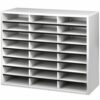 Fellowes Literature Organiser 24 Compartments Grey 25041 Fusion Office
