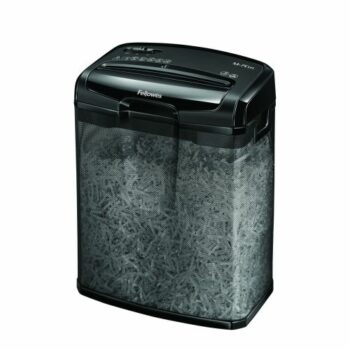 Fellowes M 7cm Cross Cut Shredder Black 4701901 Fusion Office