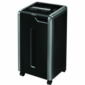 Fellowes Powershred 325i Strip Cut Shredder Black Grey 4633101 Fusion Office