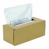 Fellowes Shredder Waste Bags 60 75 Litre Clear Pack 50 3608401 Fusion Office