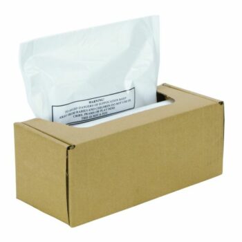 Fellowes Shredder Waste Bags 60 75 Litre Clear Pack 50 3608401 Fusion Office