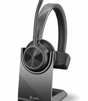 HP Poly Voyager 4310 UC Wireless Microsoft Teams Certified Headset with BT700 Dongle and Charging Stand 77Y93AA