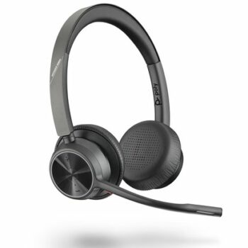 HP Poly Voyager 4320 UC USB-A Wireless Headset and Bluetooth BT700 Dongle 76U49AA