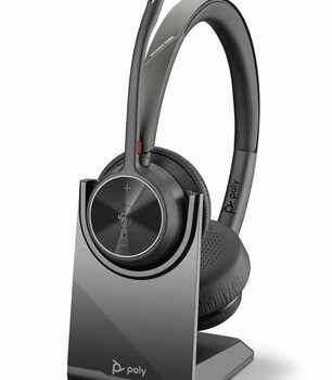 HP Poly Voyager V4320-M UC USB-C Bluetooth Wireless Headset and Charging Stand 77Z32AA