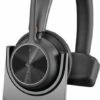 HP Poly Voyager 4310 UC USB-A Monaural Headset and BT700 USB-A Dongle with Charging Stand 77Y92AA