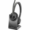 HP Poly Voyager 4320 UC Stereo USB-A Headset and BT700 USB-A Dongle with Charging Stand 77Y99AA
