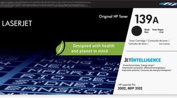 Hewlett Packard Hp 139a Back Laser Toner Cartridge W1390a Fusion Office