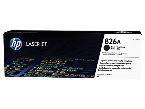 Hewlett Packard Hp 826a Black Laser Toner Cartridge Cf310a Fusion Office