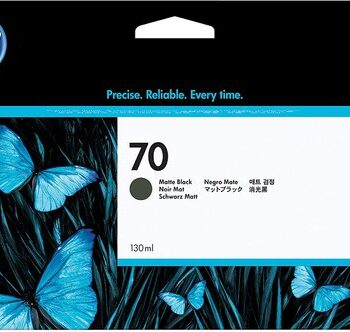 Hp 70 Matte Black Ink Cartridge C9448a Fusion Office