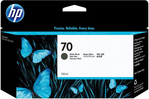 Hp 70 Matte Black Ink Cartridge C9448a Fusion Office
