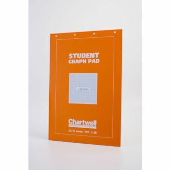 Chartwell Student A3 Graph Pad 1/5/10mm Grid 70gsm 30 Sheets - J13BZ