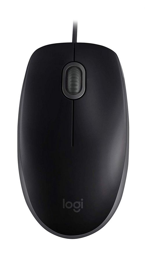 Logitech B110 Silent Black Mouse 910 005508 Fusion Office