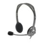 Logitech H111 Binaural Headband Grey 981 000593 Fusion Office