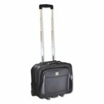 Monolith Motion Wheeled Laptop Case Black For Laptops Up To 15 Inch 3005 Fusion Office