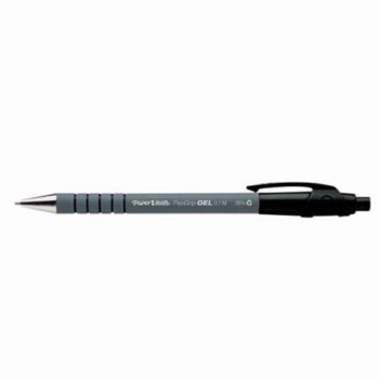 Paper Mate Flexgrip Gel Rollerball Pens Black Pack 12 2108217 Fusion Office