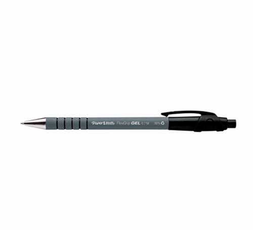 Paper Mate Flexgrip Gel Rollerball Pens Black Pack 12 2108217 Fusion Office