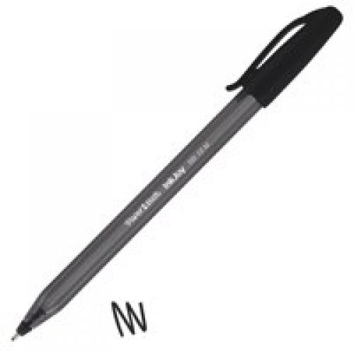 Paper Mate Inkjoy 100 Black Ballpoint Pens Pack 50 S0957120 Fusion Office
