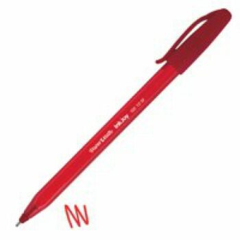 Paper Mate Inkjoy 100 Red Ballpoint Pens Pack 50 S0957140 Fusion Office