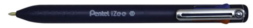 Pentel Izee 4 Colour Ballpoint Pens Everyday Pack 12 Bxc470 Dc Fusion Office