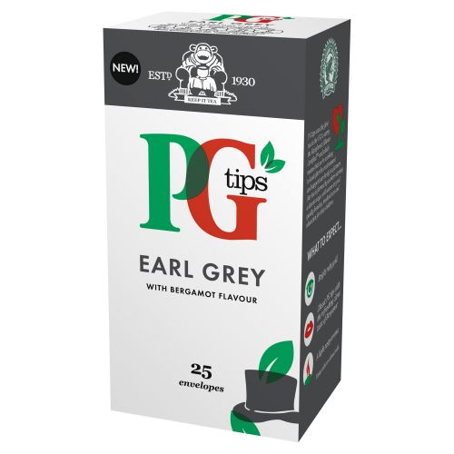 Pg Tips Envelopes Earl Grey Tea Bags Pack 25 Fusion Office