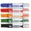 Pilot Begreen V Board Master Assorted Whiteboard Markers Bullet Tip Pack 5 4902505358371 Fusion Office