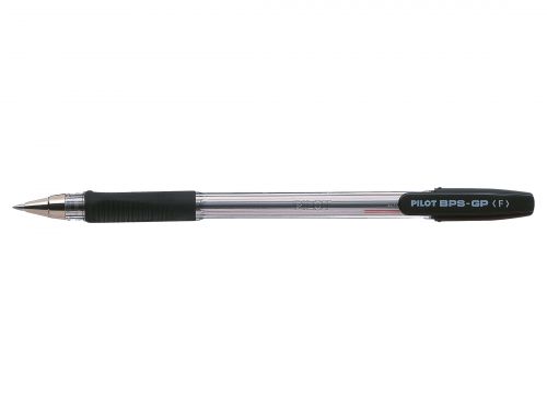 Pilot Bps Gp Grip Black Ballpoint Pens Pack 12 4902505142765 Sa Fusion Office