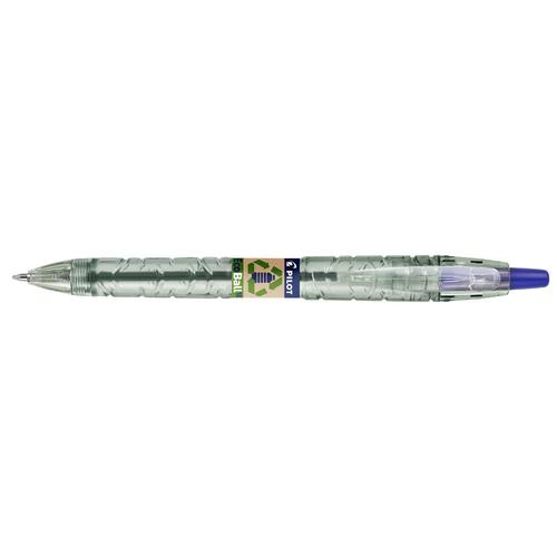 Pilot Ecoball Recycled Blue Ballpoint Pens Pack 10 4902505621598 Fusion Office
