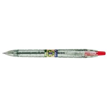 Pilot Ecoball Recycled Red Ballpoint Pens Pack 10 4902505621604 Fusion Office