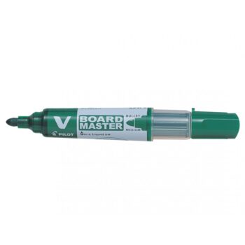 Pilot V-Board Master Green Whiteboard Markers Bullet Tip (Pack 10) - 355790