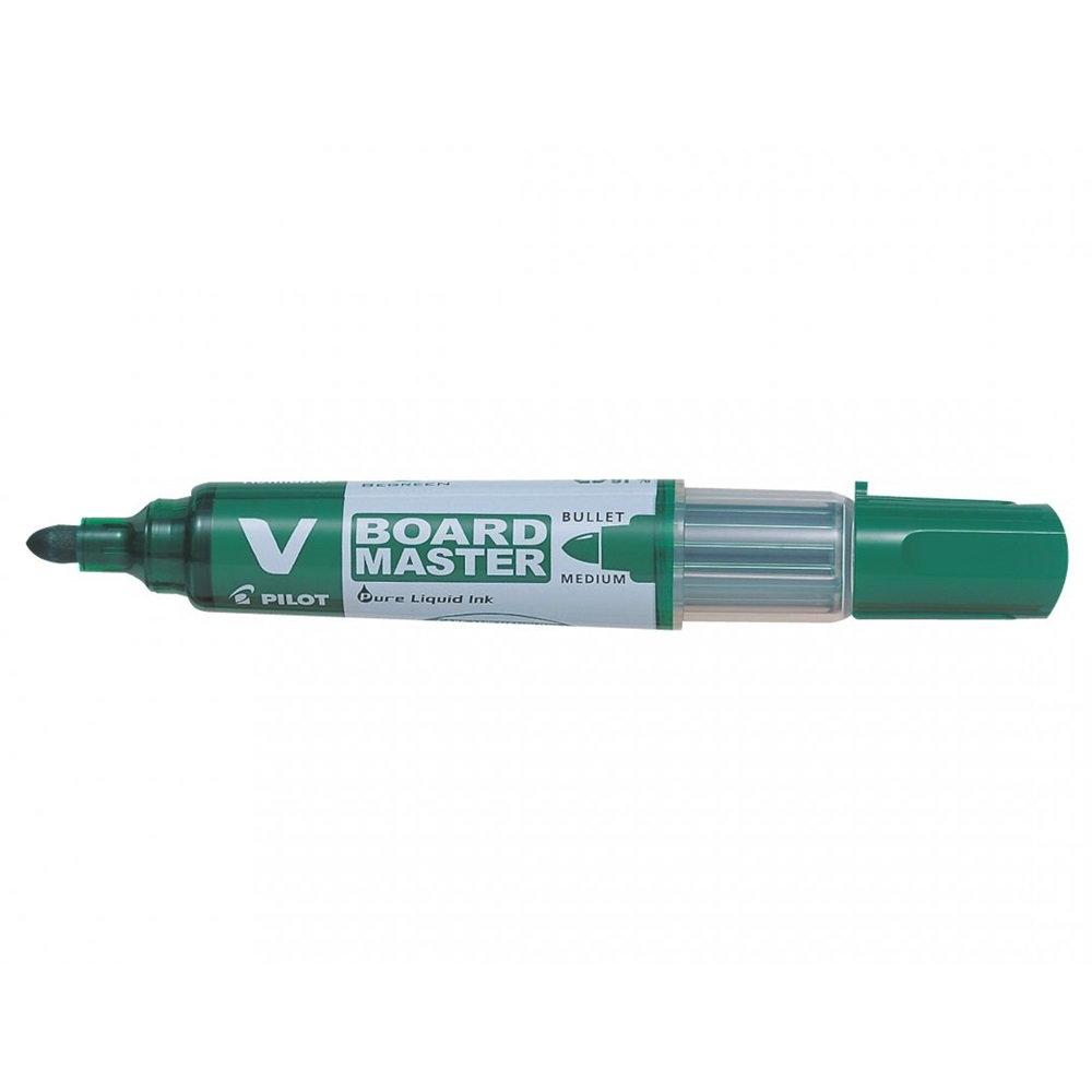 Pilot V-Board Master Green Whiteboard Markers Bullet Tip (Pack 10) - 355790