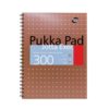 Pukka Pad A4 Metalic Copper Executive Jotta Notepads Wirebound Pack 3 7019 Met Fusion Office