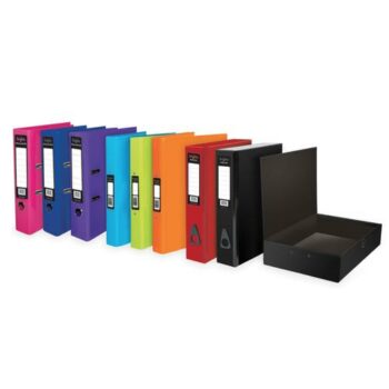 Pukka Pad Brights Box Files Assorted Colours Pack 10 Br 9450 Fusion Office
