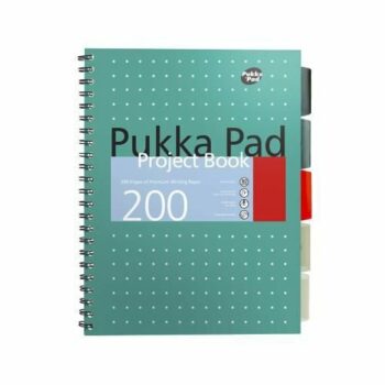 Pukka Pad Metallic B5 Project Books Wirebound Polypropylene Cover Pack 3 8518 Met Fusion Office