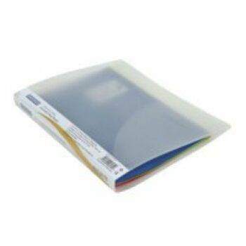 Rapesco 25mm Oversized 2 Ring Binders Clear 15mm Rings Pack 10 0923 Fusion Office